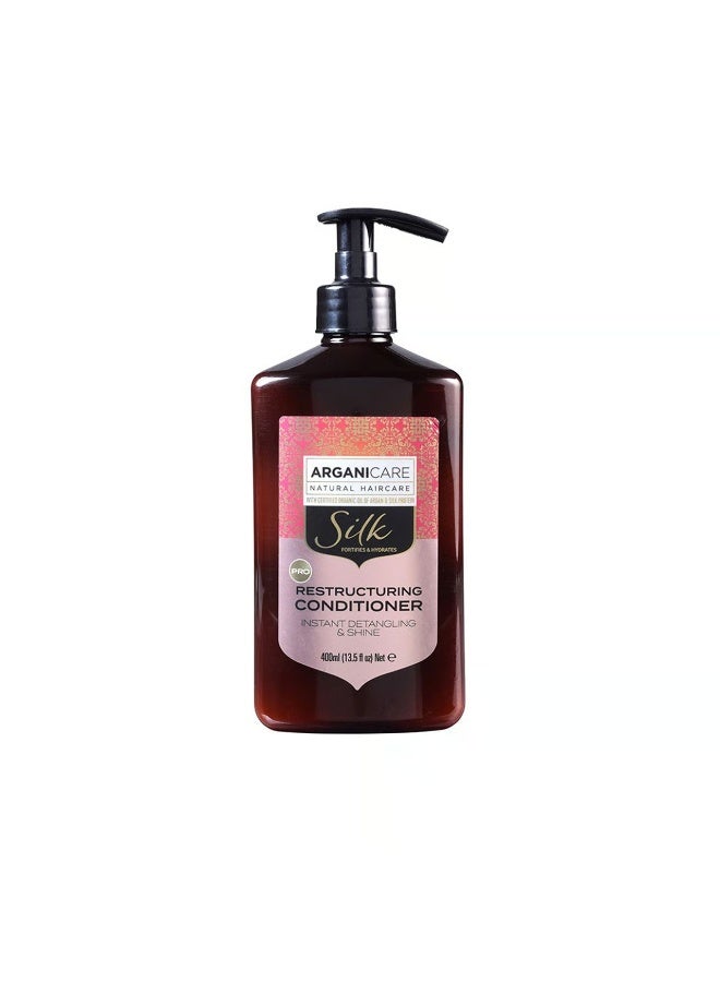 Arganicare Silk Restructuring Conditioner 400ml - Image 1