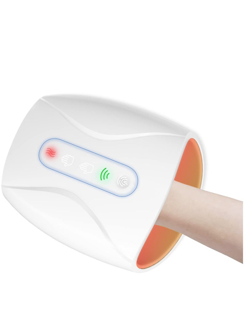 SYOSI Electric Hand Massager Cordless 3 Levels Pressure 2 Gear Heating Rechargeable Hand Massager for Arthritis and Carpal Tunnel Finger Numbness Pain Relief - Image 1