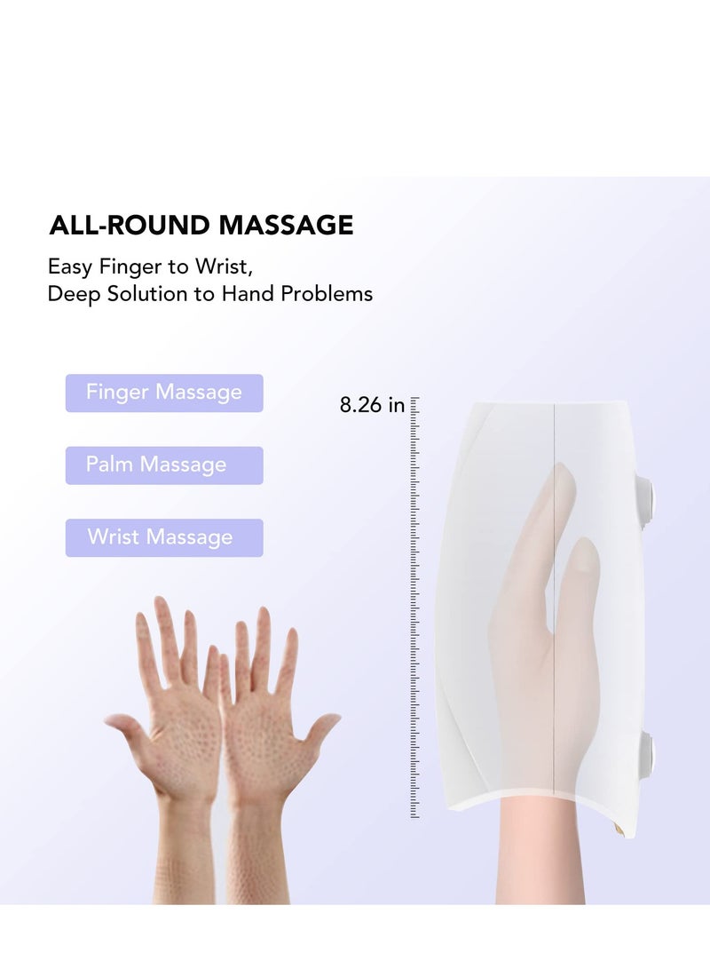 SYOSI Electric Hand Massager Cordless 3 Levels Pressure 2 Gear Heating Rechargeable Hand Massager for Arthritis and Carpal Tunnel Finger Numbness Pain Relief - Image 4