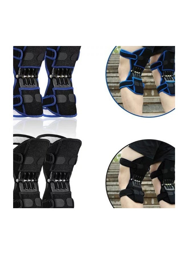 وسادة ركبة زنبركية لحماية الركبة معززة للركبة القديمة الباردة مع القوة لتحسين دعم المفاصل العناية العميقة بالتهاب المفاصل - Image 2