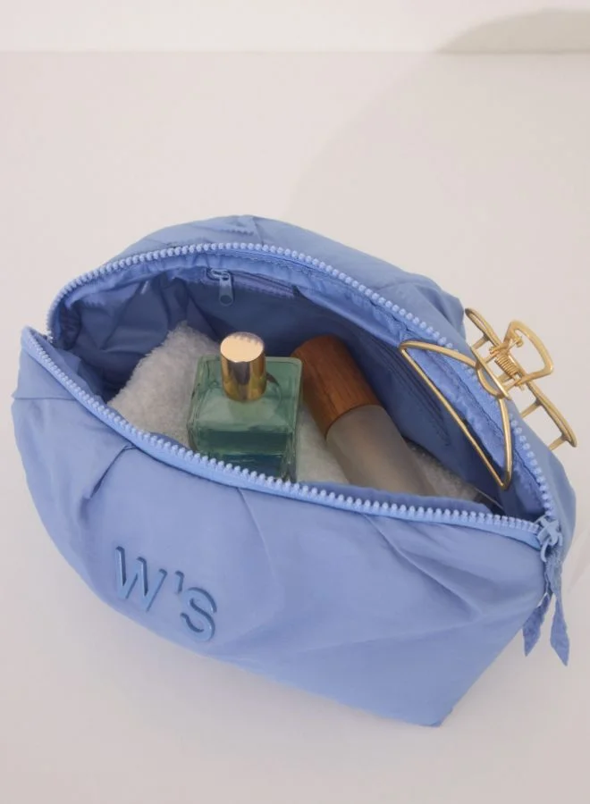 women'secret Large blue nylon cloud vanity case
