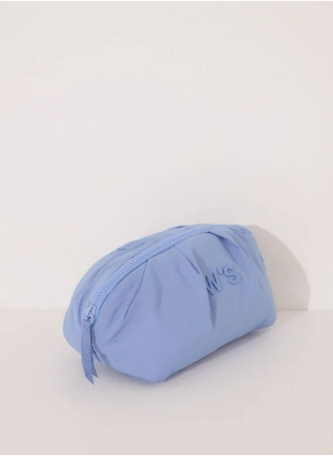 women'secret Large blue nylon cloud vanity case