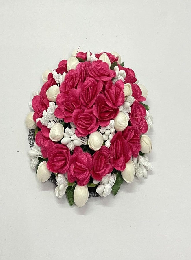 Maahal Bridal Bun Juda Gajra Maker Flower Gajra, Hair Accessories For Women and Girls-Multicolor - Image 3