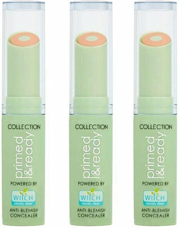 Collection 3 Pack Primed Ready AntiBlemish Concealer Colour C0 Set of 3