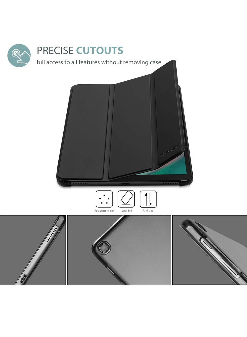 Procases Galaxy Tab A 10.1 Inch Case Slim Lightweight Stand Shell Cover Black - Image 3