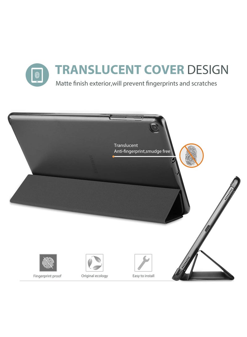 Procases Galaxy Tab A 10.1 Inch Case Slim Lightweight Stand Shell Cover Black - Image 4