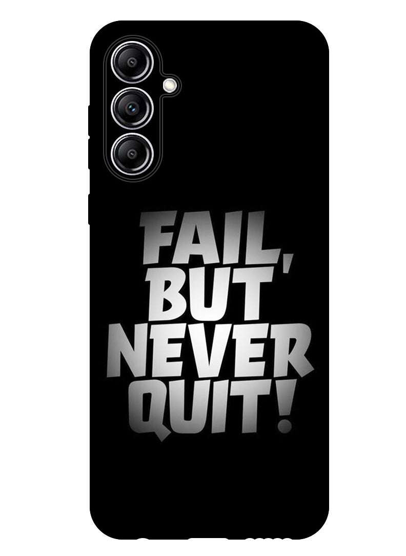 Protective Case Anti Scratch Shock Proof Bumper Cover For Samsung Galaxy M15 Fail But Never Quit