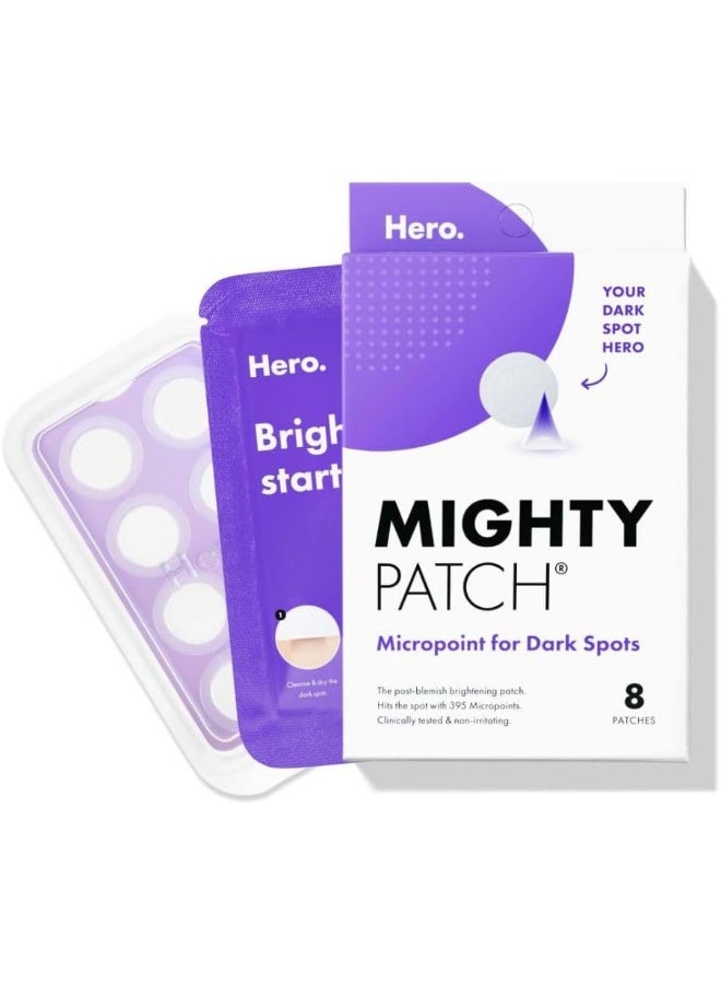 Mighty Patch Micropoint For Dark Spots From Hero Cosmetics - Post-Blemish Dark Spot Patch With 395 Micropoints, Dermatologist Tested And Non-Irritating, Not Tested On Animals (8 Count) - Image 1