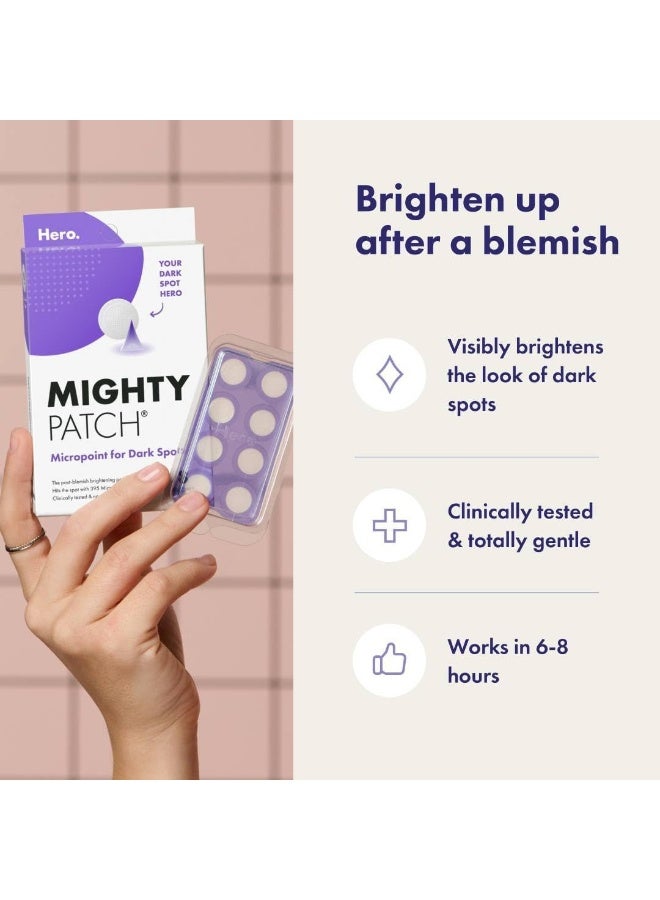 Mighty Patch Micropoint For Dark Spots From Hero Cosmetics - Post-Blemish Dark Spot Patch With 395 Micropoints, Dermatologist Tested And Non-Irritating, Not Tested On Animals (8 Count) - Image 3