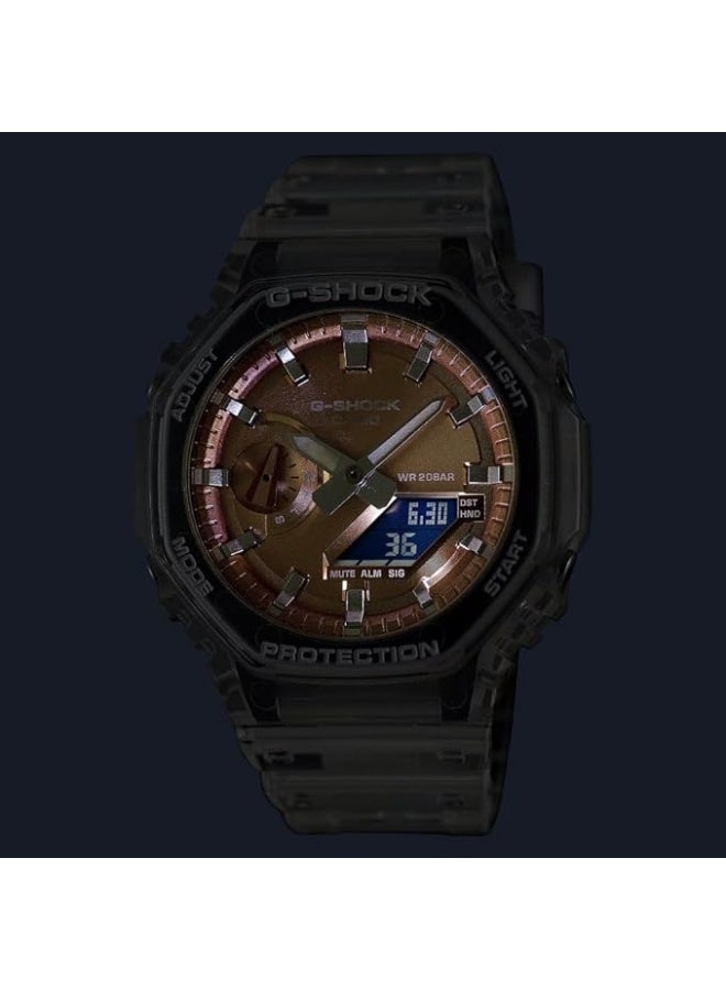G-SHOCK Casio G-Shock GA-2100BM-7A5DR Men's Analog-Digital Watch - Pink - Image 4