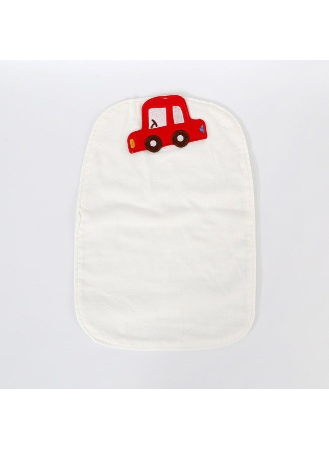 Children's Pure Cotton Kindergarten Embroiderable Sweat-absorbing Towel, Baby Back Padding, Full Cotton Class A, Name-embroiderable, Sweat-absorbing Towel
