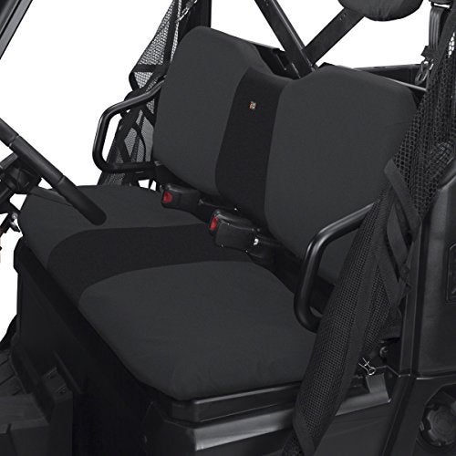 Classic Accessories QuadGear UTV Bench Seat Cover, Fits Polaris Ranger Full Size, 800, 6x6 800, Diesel (2015 models and older), Black - Image 1