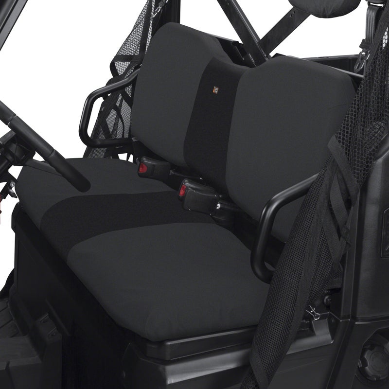 Classic Accessories QuadGear UTV Bench Seat Cover, Fits Polaris Ranger Full Size, 800, 6x6 800, Diesel (2015 models and older), Black - Image 4