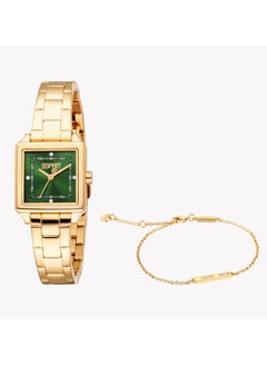 ESPRIT ESPRIT Women's Gold/Green Stainless Watch | ES1L511M0045  - Image 1