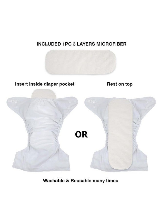 WIRESTER Baby Cloth Diaper One Size Adjustable Washable Reusable Cloth Pocket Diaper for Baby - Black White Tuxedo Cat Playful Postures - Image 3