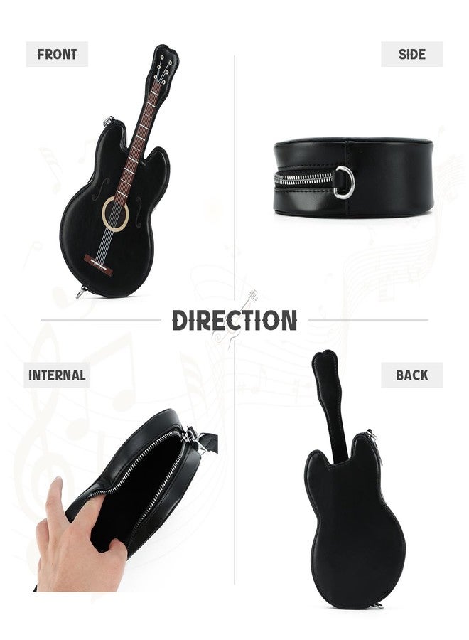 SUKUTU Women Violin Shaped Shoulder Bag Creative Music Leather Novelty Crossbody Bags Handbag - Image 3
