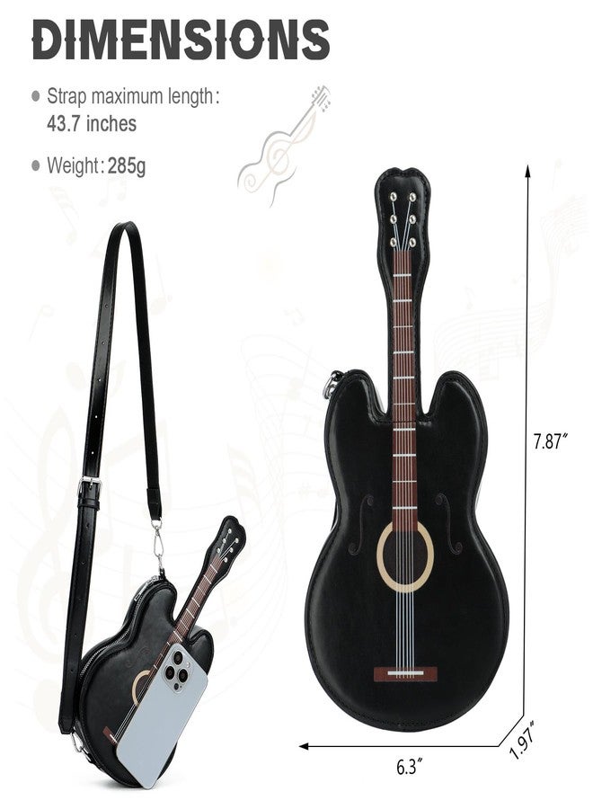 SUKUTU Women Violin Shaped Shoulder Bag Creative Music Leather Novelty Crossbody Bags Handbag - Image 4