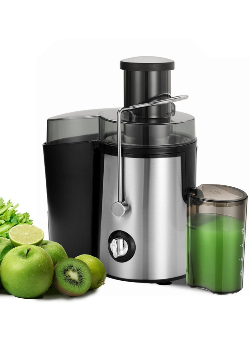 Eesyy Juicer Machine, 800W Centrifugal Juicer Extractor with Wide Mouth 70mm Feed Chute for Fruit Vegetable, Large 1.5L Pulp Container, Dual Speed Control, Easy to Clean, Stainless Steel  - Image 1