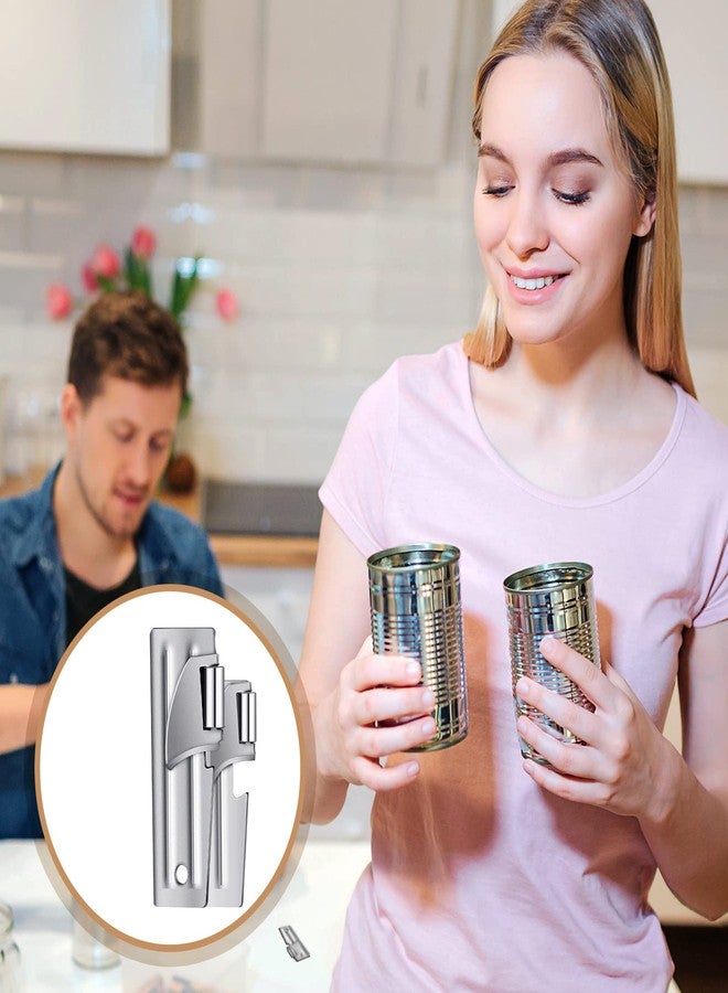 Eaasty P-38 and P-51 Military Style Can Openers with Key Rings Stainless Steel Camping Can Opener Portable for Kitchen Travel Camping Survival(12 Set) - Image 5