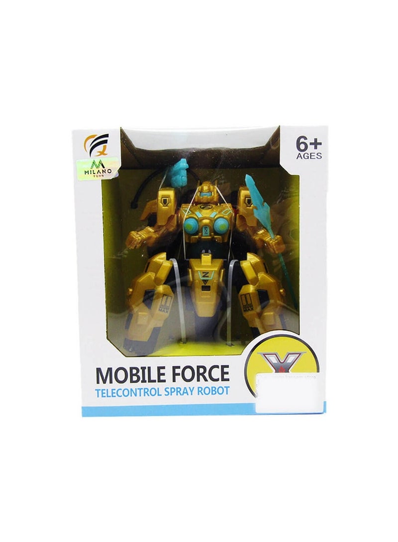 Mobile Force Telecontrol Spray Silver Robot with Remote Control – QF217-1A - Image 2