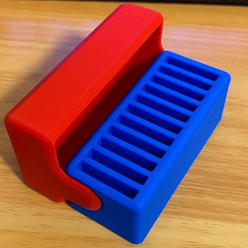 2025 Mario Red Blue Switch Game Card Case Hold 10 For Switch 1 2 - Image 5