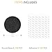 FIGURESLAB 100PCS Miniature Bases with 120PCS Adhesive 32mm126inch Black Round Plastic Model Bases for Gaming Miniatures or Wargames Boardgaming Table Games - Image 4