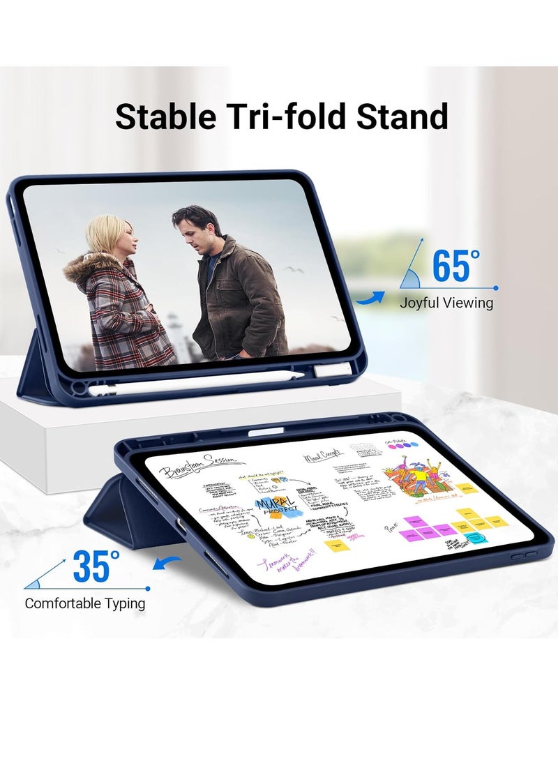 DUSALA iPad 10th Generation Case with Pencil Holder iPad 10.9 Inch Case 2022, Soft TPU Smart Stand Back Cover Case for iPad 10th Generation Support Touch ID Auto Wake/Sleep - Image 5