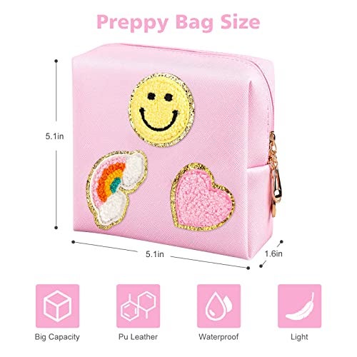 airogym Period Bag for Women, Sanitary Napkin Storage Bag, Functional PU Leather Sanitary Pad Bags for Panty Liners, Tampons, Menstrual Cup Pouches, Sanitary Pads Organizer with Zipper - Image 2