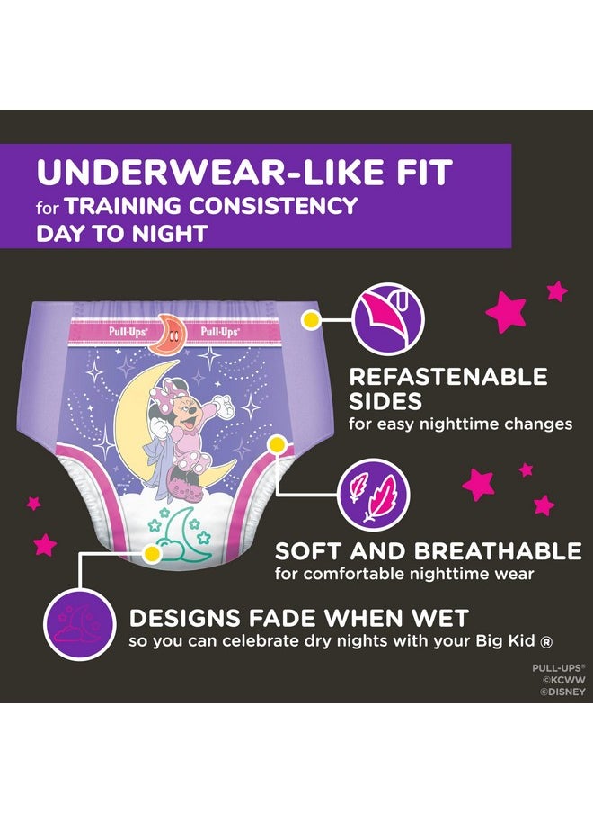 Pull-Ups Pull-Ups Girls' Nighttime Potty Training Pants, Training Underwear, 3T-4T (32-40 lbs), 60 Ct  - Image 4
