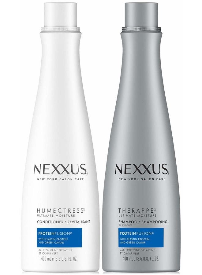 Nexxus Shampoo & Conditioner Combo Pack, Therappe Humectress, Caviar Complex, 13.5 Oz Each - Image 1