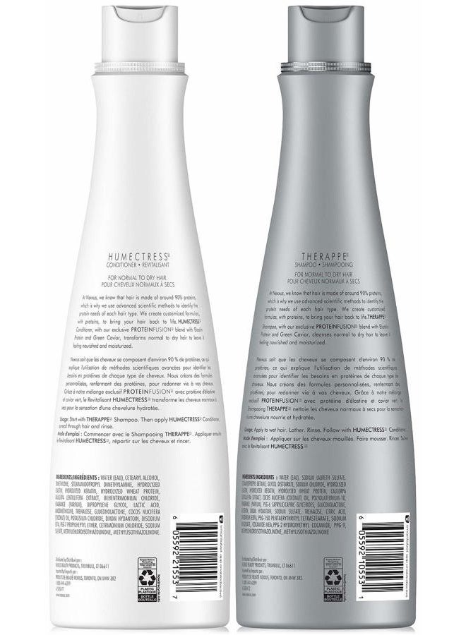 Nexxus Shampoo & Conditioner Combo Pack, Therappe Humectress, Caviar Complex, 13.5 Oz Each - Image 2