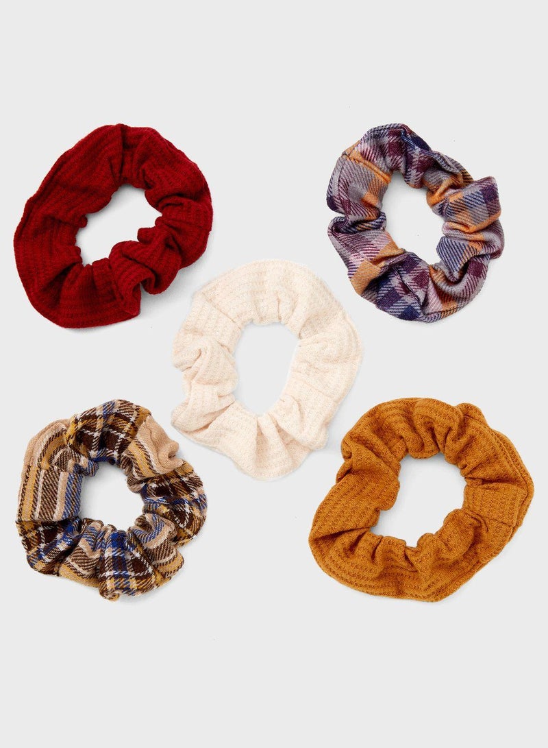 Claires Kids Pack Fo 5 Scrunchie 