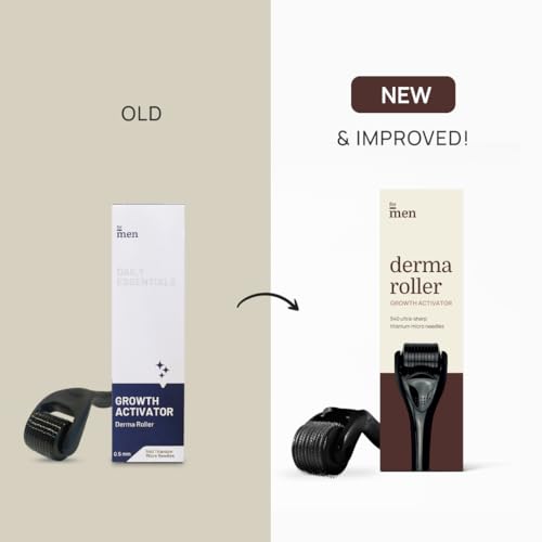 ForMen Growth Activator Facial Roller for Skin & Hair Care | 540 (0.5 mm) Titanium Micro-needles | Reduces Acne Scars, Promotes Skin Aging & Hair Growth | For Men & Women - Pack of 2 - Image 2
