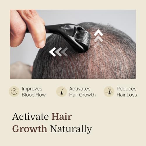ForMen Growth Activator Facial Roller for Skin & Hair Care | 540 (0.5 mm) Titanium Micro-needles | Reduces Acne Scars, Promotes Skin Aging & Hair Growth | For Men & Women - Pack of 2 - Image 5