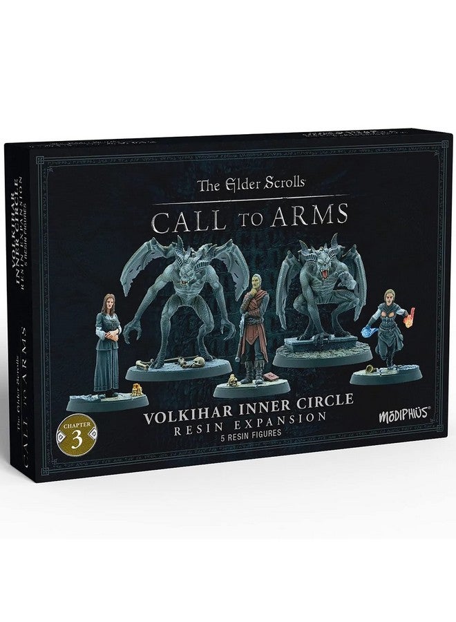 Modiphius Entertainment The Elder Scrolls: Call to Arms - Volkihar Inner Circle - 5 Unpainted Resin Figures - Image 1