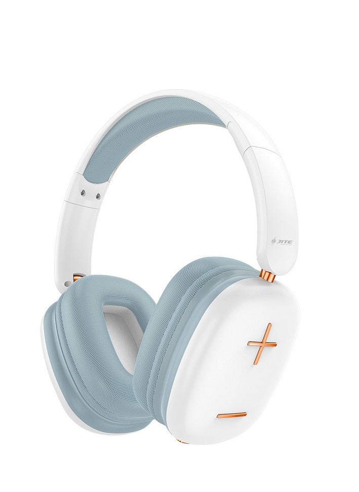 Jite Bluetooth Headphones Over Ear Foldable Headphones Wireless Bluetooth5.3 Hi-Fi Stereo Deep Bass Lightweight Adjustable Lightweight Headset with Microphone  - Image 1