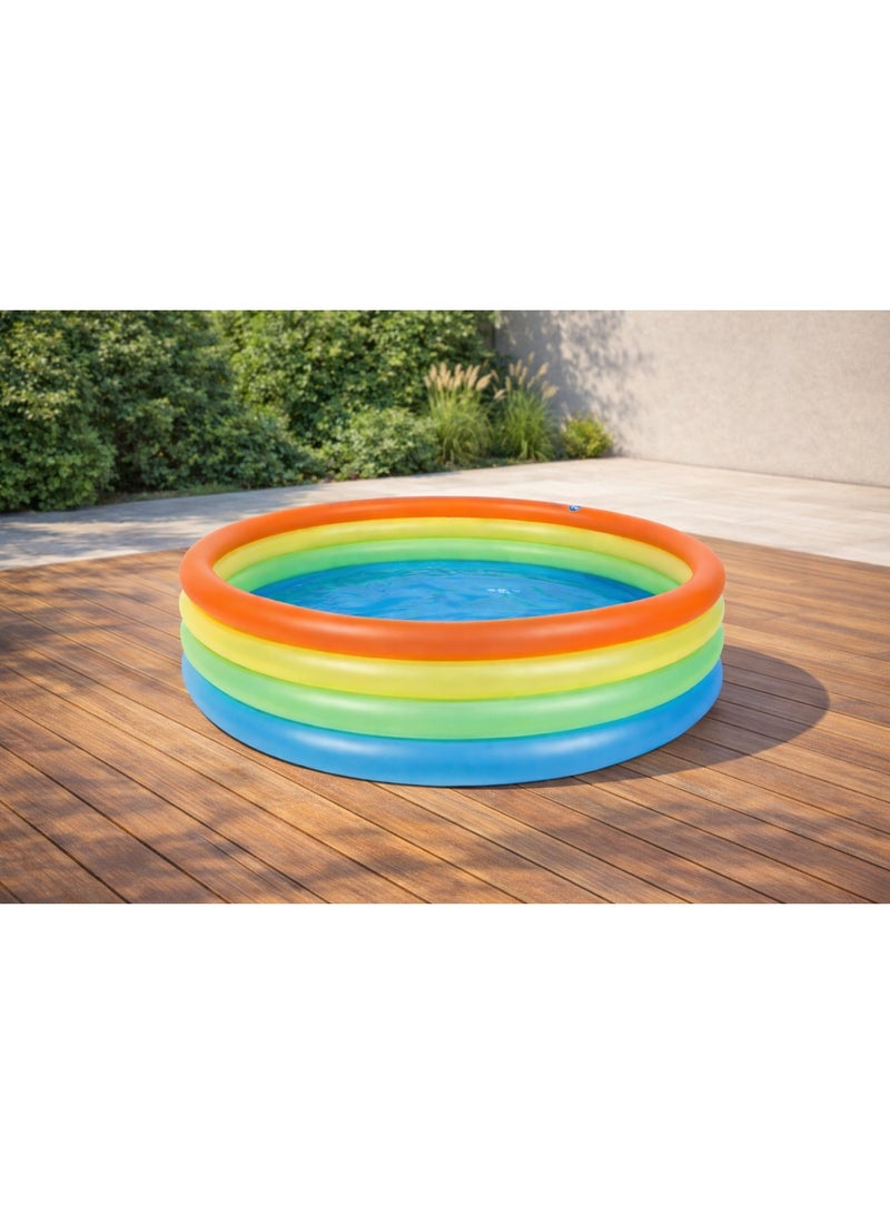 بلوفيرا مسبح نيوون دائري أربع حلقات 150 × 40 سم - Image 2