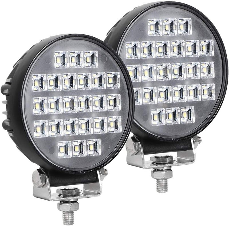 Exzeit Waterproof LED Pods - 150° LED Fog Light with CREE Chips, 72W 5760LMS for Trucks, ATVs, and Boats - Image 1