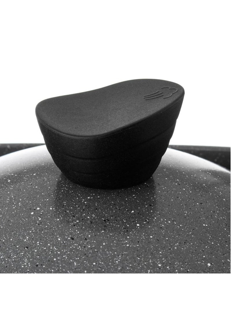 Badraig Gray granite cookware set consisting of 9 pieces  - Image 3