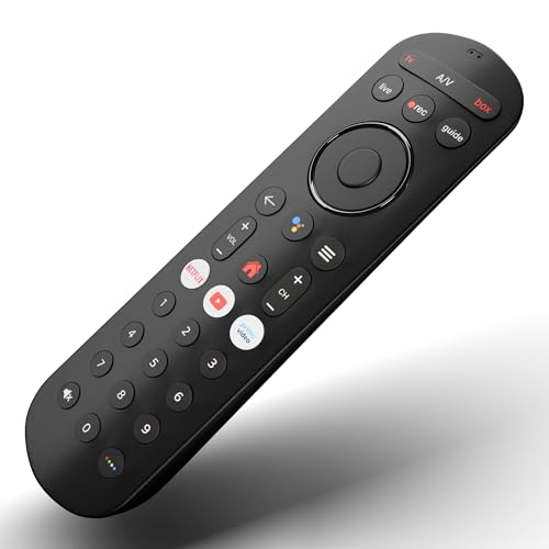 ZdalaMit Original Voice Remote Control Compatible with Airtel Xstream Box Suitable for Fiber Broadband dth HD and SD Smart Android Set Top Box with Voice Function,Google Assistance & Hot Keys - Image 1