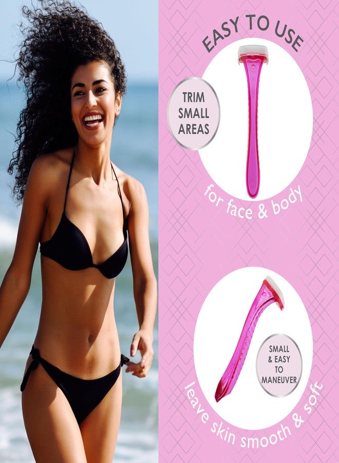 Expressions 8pc Mini Bikini Razor Value Pack – 3.5 Inch Razors with Protective Covers | Convenient Travel Size Hair Removal Tool | Precision Bikini Razors for Women – Gentle & Easy to Use - Image 5