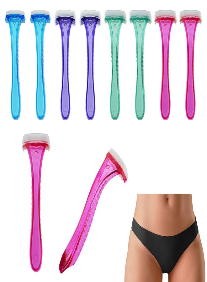 Expressions 8pc Mini Bikini Razor Value Pack – 3.5 Inch Razors with Protective Covers | Convenient Travel Size Hair Removal Tool | Precision Bikini Razors for Women – Gentle & Easy to Use - Image 1