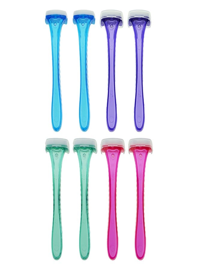 Expressions 8pc Mini Bikini Razor Value Pack – 3.5 Inch Razors with Protective Covers | Convenient Travel Size Hair Removal Tool | Precision Bikini Razors for Women – Gentle & Easy to Use - Image 2