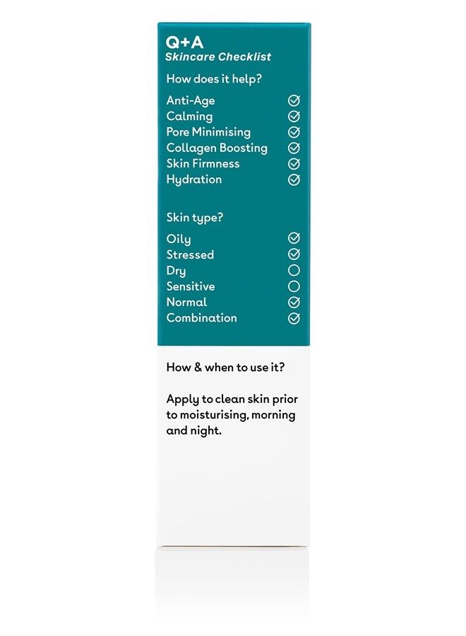 Q+A Zinc PCA Facial Serum. A face serum which minimizes pores and enhances cell turnover - Image 2
