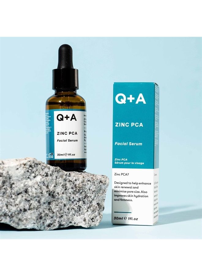Q+A Zinc PCA Facial Serum. A face serum which minimizes pores and enhances cell turnover - Image 3