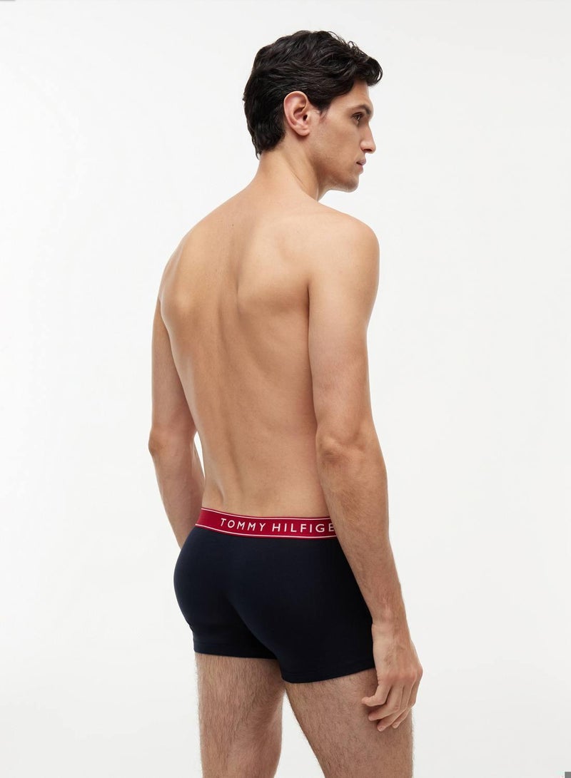 TOMMY HILFIGER 3-Pack Essential Logo Waistband Trunks - Image 5