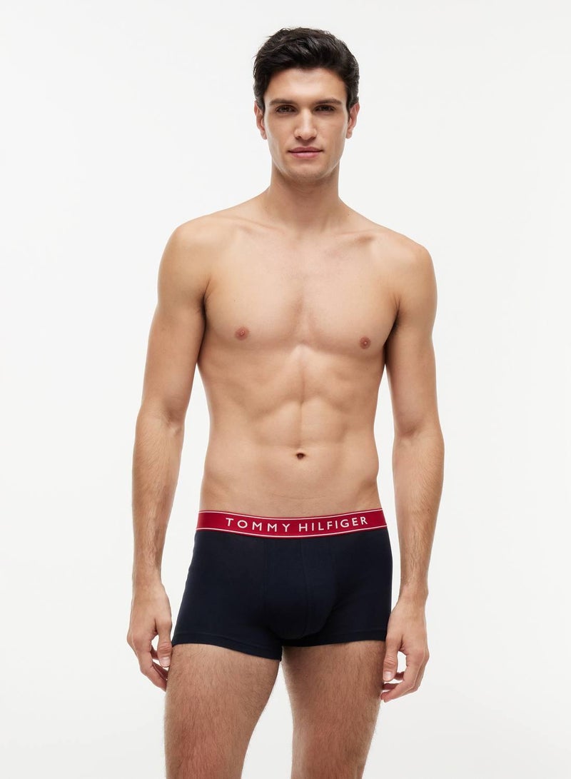 TOMMY HILFIGER 3-Pack Essential Logo Waistband Trunks - Image 2