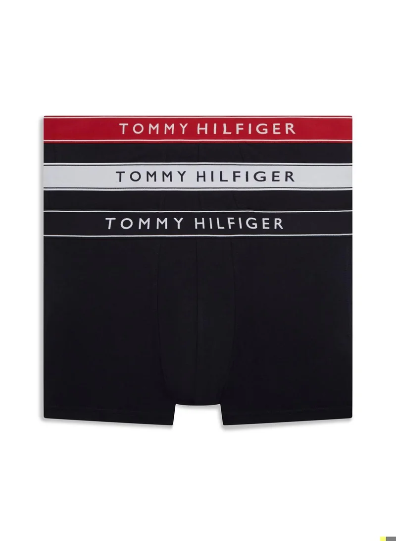 TOMMY HILFIGER 3-Pack Essential Logo Waistband Trunks