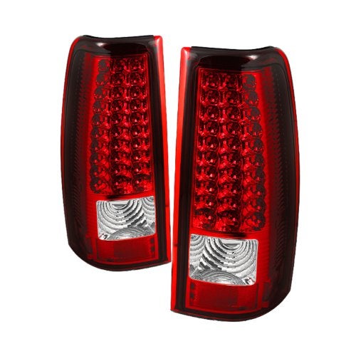 Spyder Auto ALT-ON-CS03-LED-RC Chevy Silverado 1500/2500/3500 and GMC Sierra 1500/2500/3500 Red/Clear LED Tail Light, medium - Image 1