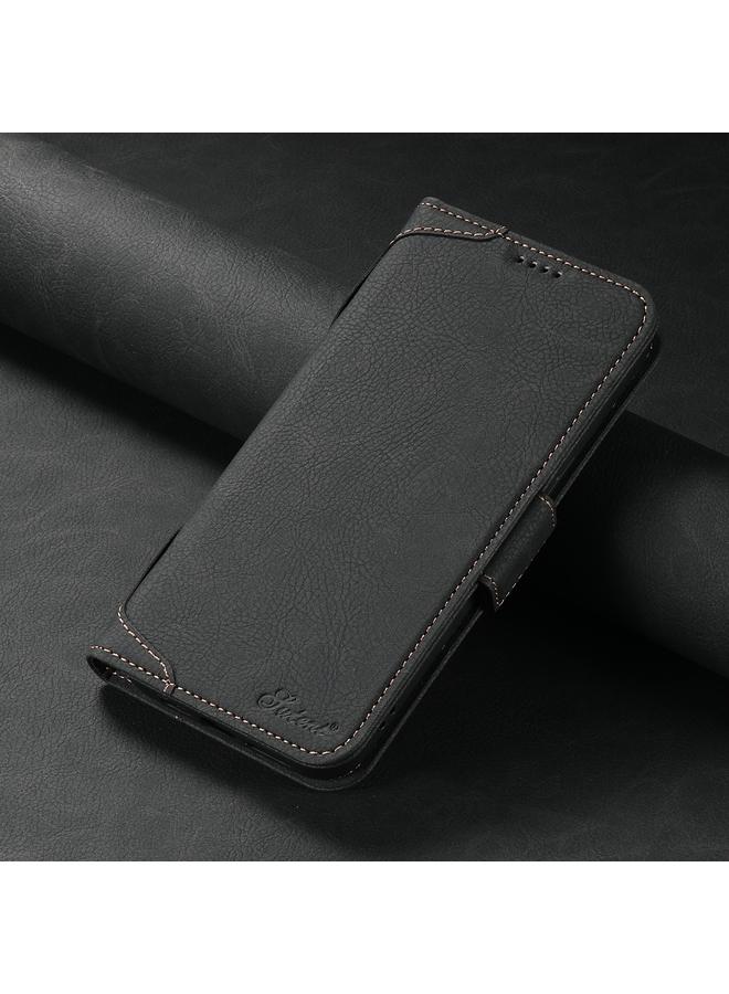 Suteni Case For iPhone 15 Plus SUTENI J07 Multifunctional Horizontal Flip Magsafe Leather Phone Case - Image 2